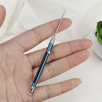 Girls self-defense weapon womens legal portable anti-wolf artifact than spring retractable toothpick self-defense tool