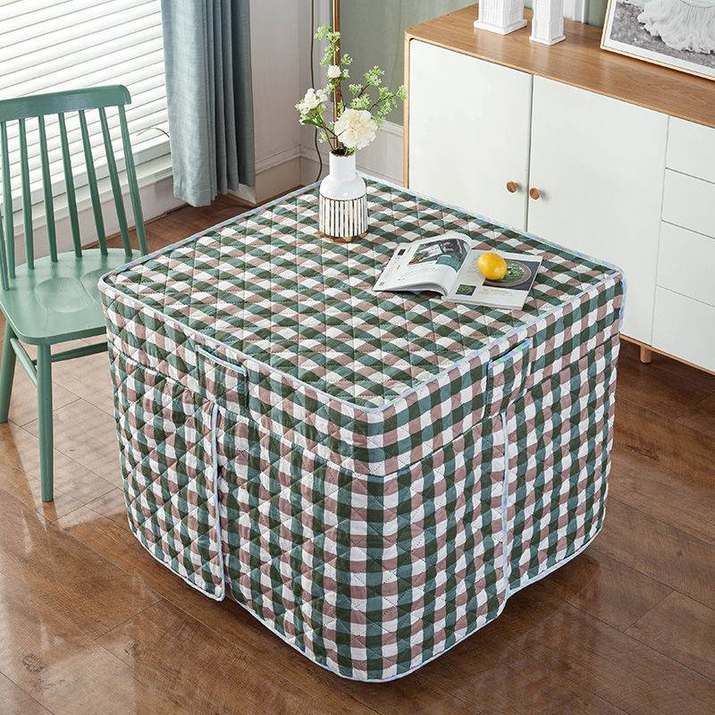 Test fire table cloth thickened electric stove cover stove cover square heating table cover cotton cloth fire cover