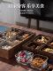 German Light Luxury High-End Chinese-Style Compartmentalized Dried Fruit Box for Home Use, Living Room Coffee Table Snack Candy Storage Box, Fruit Display Tray