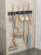 German Mop Wall-Mounted Clip Rack, No-Drill Bathroom Storage Solution, Multifunctional Household Broom Strong Holder