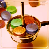 Водяной дым уголь круглый углерод с ожогом углеродной батончики специальное кокосовое кокосовое кокосовое покрытие.