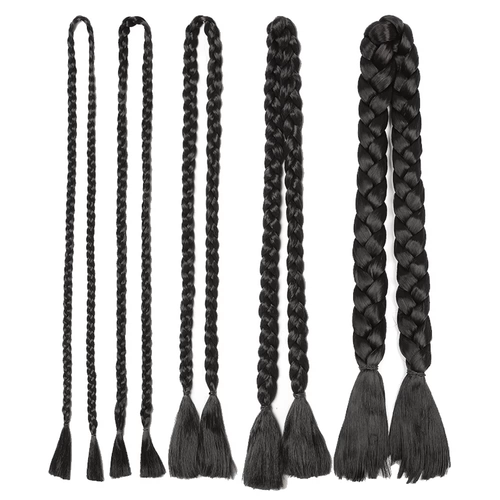 Танцующий парик с косичкой для невесты