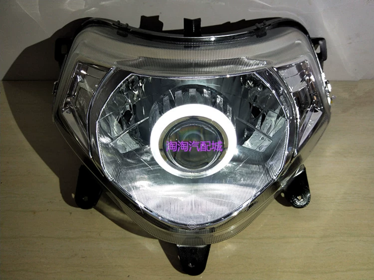 Wuyang Honda WH125T-5 Hi-Refit 3 Inch Double Lens Angel Devil Eye Xenon Light Headlight hội - Đèn HID xe máy
