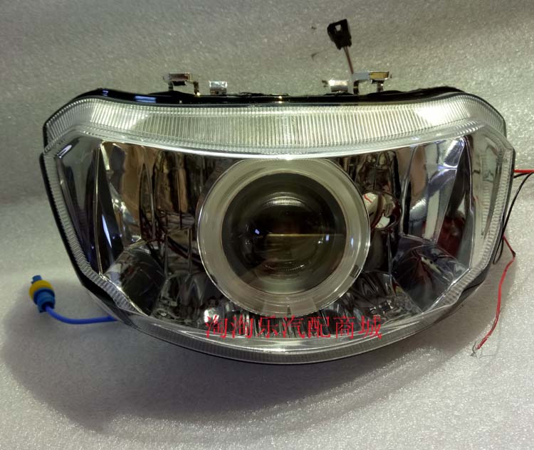 Yamaha Qiaoge 2.5 inch Xenon ống kính đèn pha lắp ráp đèn pha Mới Qiaoge Angel Eye Devil Eye - Đèn HID xe máy đèn pha xe máy