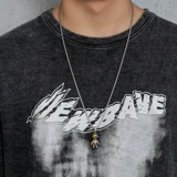 Космическая толстовка, подвеска в стиле хип-хоп, аксессуар для влюбленных