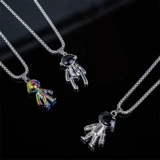 Космическая толстовка, подвеска в стиле хип-хоп, аксессуар для влюбленных