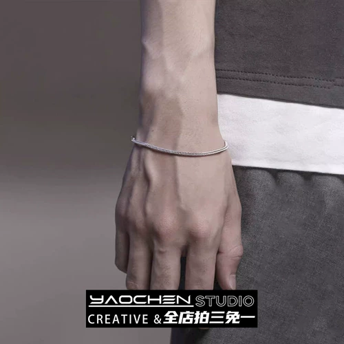 Браслет, аксессуар, мужской стиль, изысканный стиль, простой и элегантный дизайн