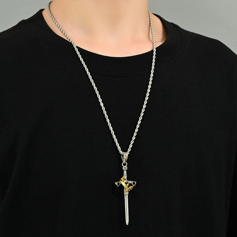 Vintage Knight's Crown Necklace