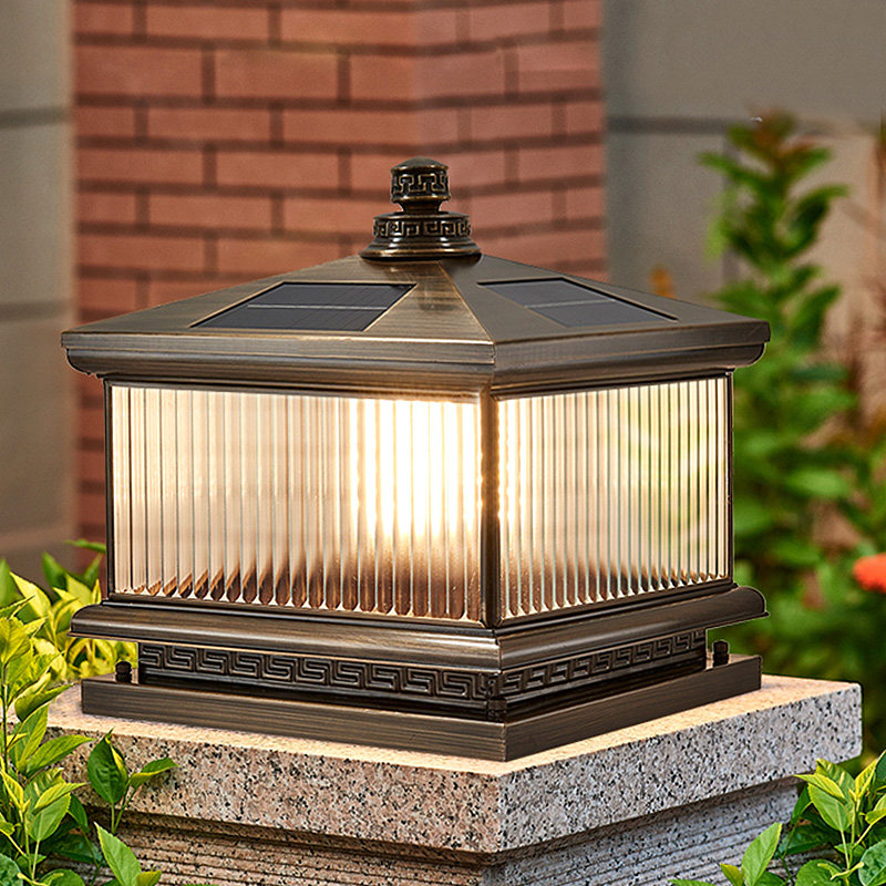 giá đèn trụ cổng năng lượng mặt trời Biệt thự trụ đèn ngoài trời chống thấm nước bằng đồng nguyên chất cổng trụ đèn tường sân vườn chiếu sáng vườn trụ đèn đèn năng lượng mặt trời giá đèn trụ cổng năng lượng mặt trời đèn led trụ cổng năng lượng mặt trời
