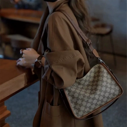 Сумка на одно плечо, сумка через плечо из ПВХ, популярно в интернете, городской стиль