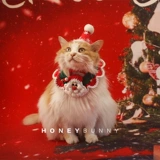 Рождественский зимний чокер, шапка, шерстяной аксессуар для волос, шарф