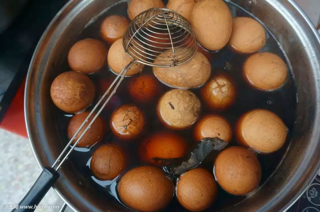 五香茶叶蛋小吃视频教程_财神笔记