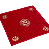 Special red quilt for wedding wedding supplies bridal press sitting cushion festive cushion wedding cushion