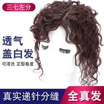 Wig female breathable curly hair hair whitening hair overhead replenishment of hair hair naturally fluffy forehead