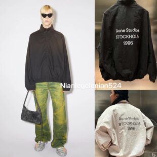 Пиджак Acne Studios весной с молнией, тренд сезона, оверсайз, крой