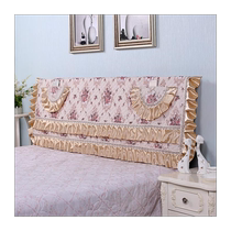 Bedside cover cover 2022 new wooden bed European style all-inclusive protective cover simple universal soft bag backrest quilted dust cover