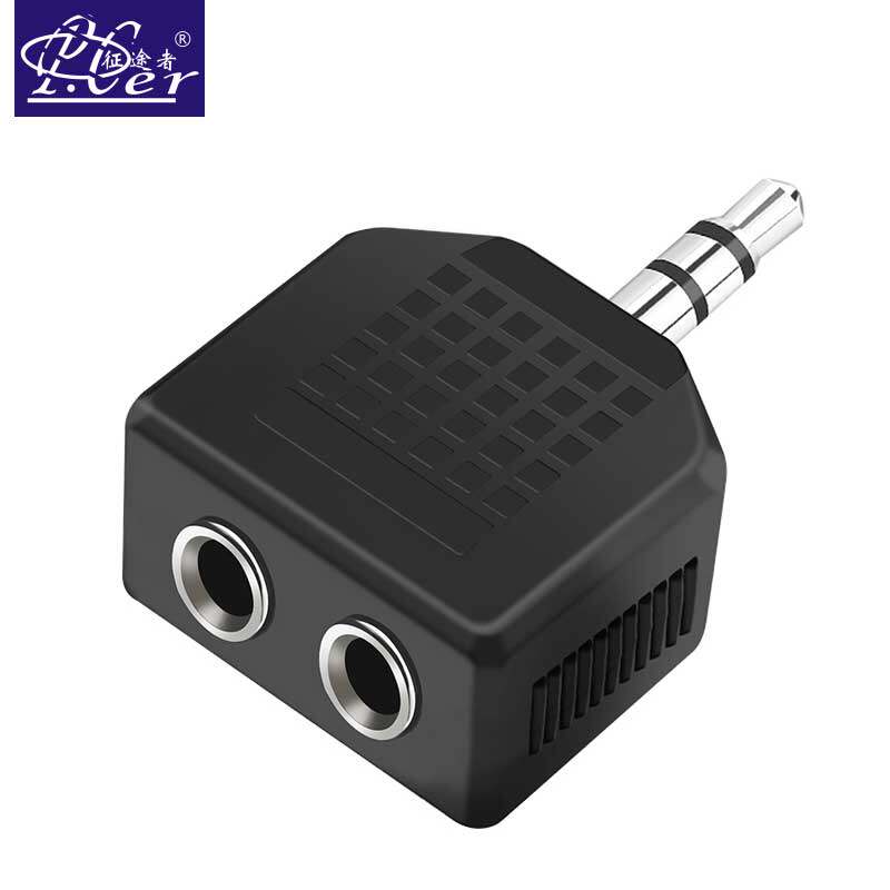 Consisers 3 5mm 10% 2 Audio Line Adaptor Mobile Phone Computer Sound Guitar Plug Headphone Converter