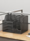 File Folder Storage Box, File Rack, Office Desk Desktop Bookshelf, Multi-Layer Large Capacity File Holder, Storage Rack for A4 Paper Documents, Document Storage Organizer, Office Supplies, Complete Stationery Set
