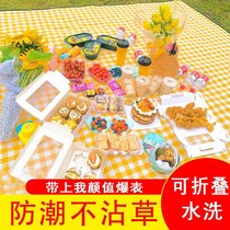 Picnic Mat Portable Childrens Picnic Mat Outdoor Portable Waterproof Autumn Park Picnic Picnic Cloth Going Out to the Fields