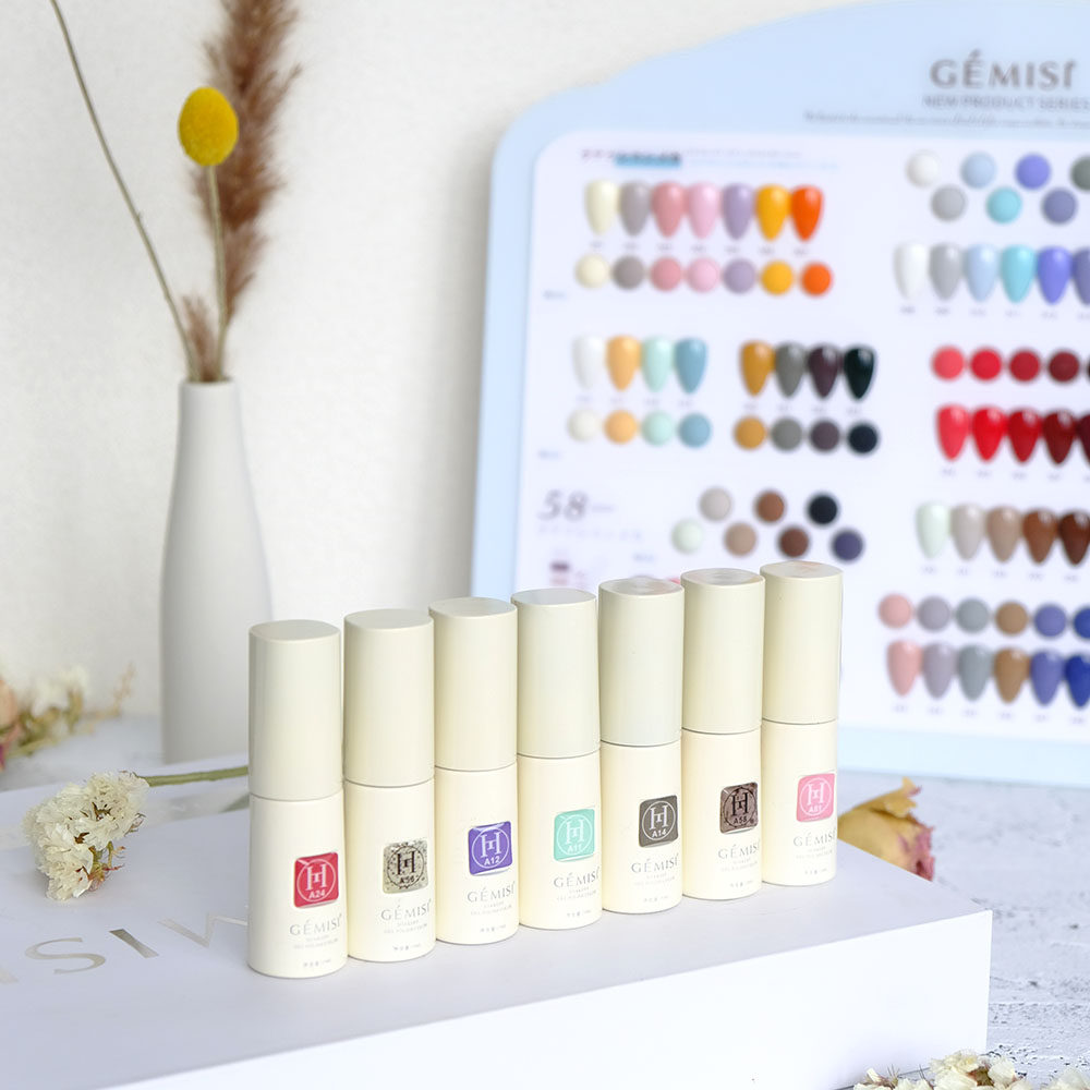 A bottle of one-color nail polish glue 2022 new fashion colors 58 colors retro luxury Barbie glue nail shop high-end dedicated