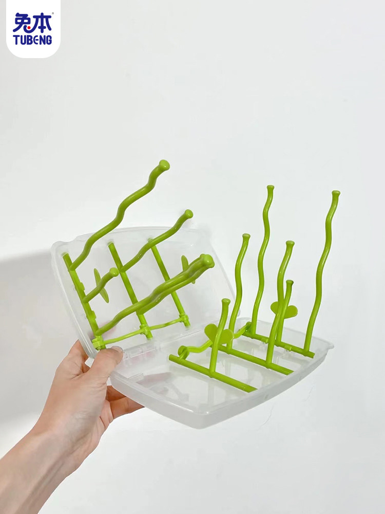 baby bottle drain rack drying rack baby small number folding bracket portable drying drying rack hanging 