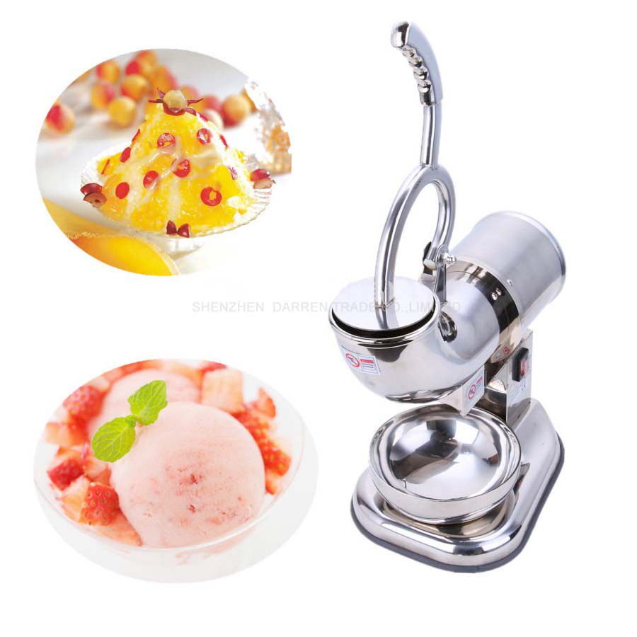 110V Snow Ice Maker Stainless Steel Ice Shaver Popular