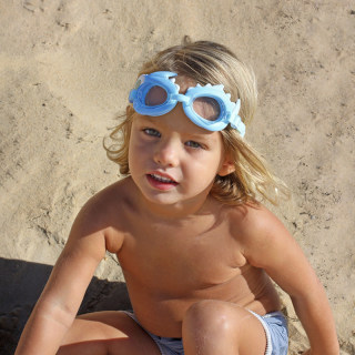 [Three Items in the Store 30% off]Sunnylife Children's Swimming Cap, Children's Swimming Goggles for Boys, High-Definition, Anti-Fog, Waterproof, Silicone