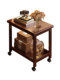 中古风小推车客厅边桌茶几收纳置物架高级感可移动家用沙发边几柜