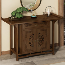 For table Footai Home Chinese solid wood for Taiwan Terrace God Tagon Table Bar Case Buddha Table Incense Case dedicated to the Buddhas Bodhisattva Buddha