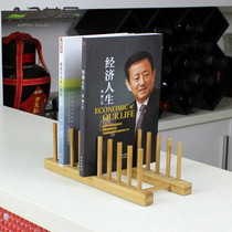 Ai Pine bamboo simple bookshelf table shelf childrens bookshelf creative student dormitory office desktop small bookshelf