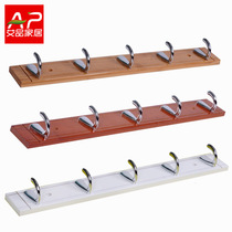Ai Pine bamboo hanger coat rack simple creative wall hanging hook wall door rear bedroom adhesive hook clothes shelf
