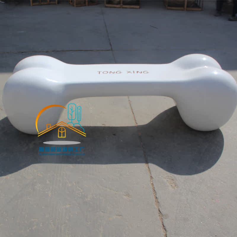 Shopping mall fiberglass seat custom creative bone bench children outdoor rest park waiting area stool Meichen - Taobao