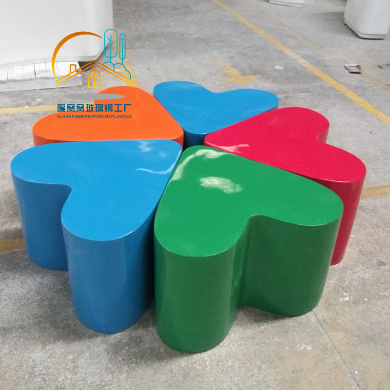 Custom Fiberglass Seat Rainbow Cloud Cartoon Stool Shopping Mall Leisure Chair Opening Meichen School Children's Chair - Taobao