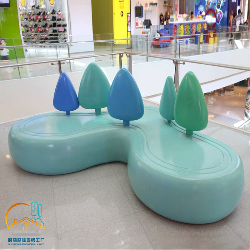 Custom Fiberglass Seat Outdoor Creative Ice Cream Shape Shopping Mall Children's Rest Area Waiting Stool Park Decoration - Taobao