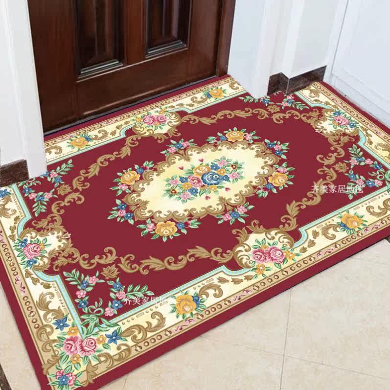 Welcome spring New Year red door cushion Makeup Room Doorway entrance door hall Slip Mat Wedding Wedding Wedding Festive to Festive Decorations Carpet