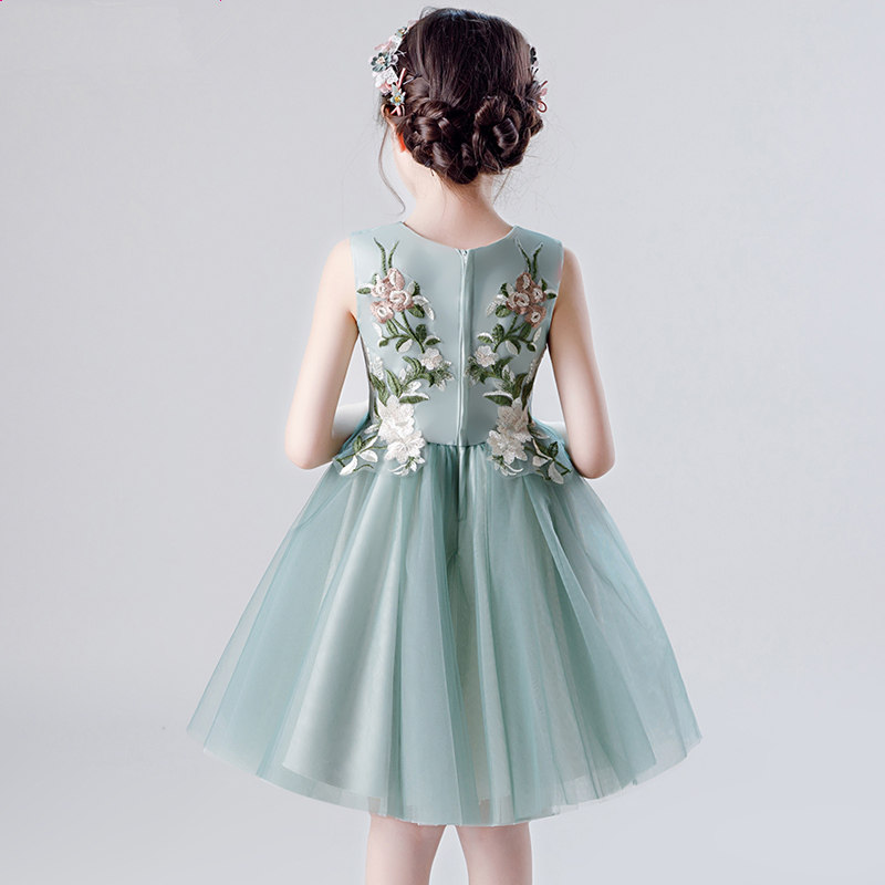 Girl Foreign Dress Summer Dress 2022 New Foreign Pie Trendy Girl Net Yarn Dresses Skirt Children Summer Princess Dress