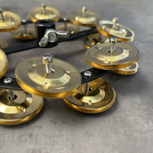 Латунные барабаны, двухрядные ударные инструменты, профессиональные музыкальные инструменты с аксессуарами