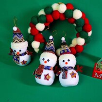 Christmas decorations hanging trees Snowman Dolls Paparazzi Pendulum Pieces Send Kindergarten Kids Girlfriend Gift Gifts