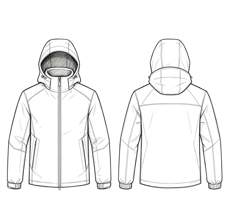 815-33 Brand Unisex Jacket