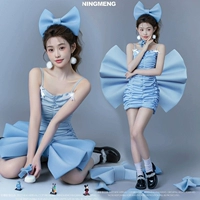 Платье-комбинация, серьги, носки, 3 размер