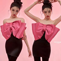 Платье с бантиком, колготки