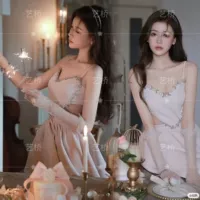 Платье-комбинация, перчатки, 29 размер