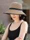 Women's Hat 2026 New Style Beach Straw Hat Summer Fashion Bucket Hat Large Brim Sunshade Sun Protection Face-Slimming Sun Hat