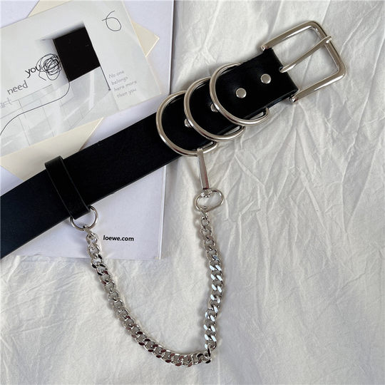 Belt women's decoration with skirt 2025 new waist accessories high-end versatile punk wide belt waist belt