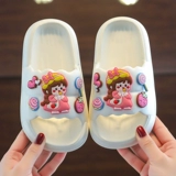 Детские тапочки, летняя мультяшная обувь, милые нескользящие слайдеры для принцессы, мягкая подошва