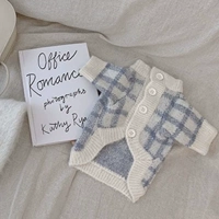 Домашние животные осень и зимние кошки, кошки, собаки, Тедди Тедди Бибел Белит Лето маленький собака сгущенным зимним свитером