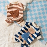 Трехмерная одежда для щенка медведя Весна и летняя плюшевая бишон медведь Померанский маленький собака кот кот четвероногий домашняя одежда