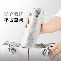 Toiletries Travel Toiletries Wash Bag Tours P Supplies Portable Split Bottle Containing Bag Women Travel Fit Wash Cup Nordic Ash