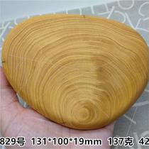 Taihang Thuja old material aged material red oil coaster saucer solid wood pot pad base insulation pad root carving handle piece