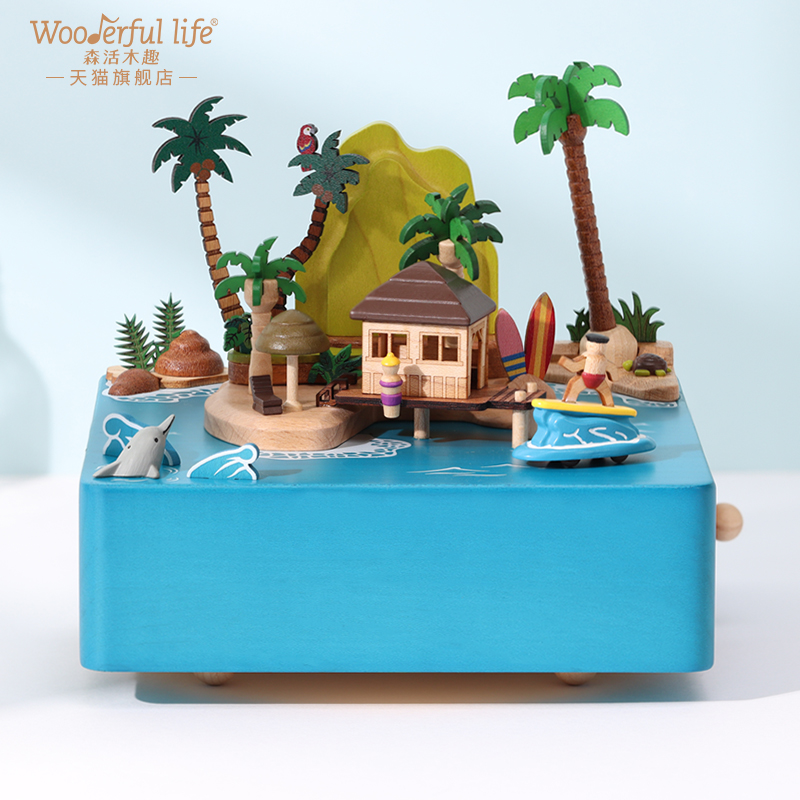 Sen Live Wooden Music Box Table Top Girl Girl Girl Girl Girl Girl Girl Girl Girl